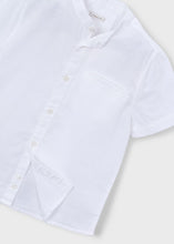 Load image into Gallery viewer, Mayoral Boys Cotton/Linen Short Sleeved Button Down Shirt: Size 3 to 10 Years

