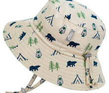 Load image into Gallery viewer, Jan &amp; Jul Gro-with-me Bucket Hat in Bear Camp: Sizes S to XL
