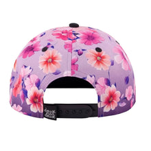 Load image into Gallery viewer, Deux Par Deux Baseball Cap “Printed Flowers” Size 6/24M to 7/12 Years

