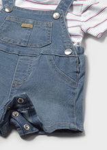 Load image into Gallery viewer, Mayoral Denim Baby Overalls: Sizes 2-4M to 18M
