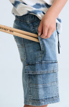 Load image into Gallery viewer, Mayoral Junior Boys Cargo Denim Shorts: Sizes 8 to 18 Years
