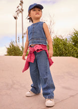 Load image into Gallery viewer, Mayoral Medium Wash Wide Leg Denim Jeans: Size 2 to 9 Years
