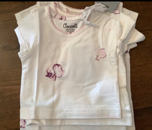 Load image into Gallery viewer, Coccoli Baby Girl TShirt with Floral Print: Size 1M to 24M
