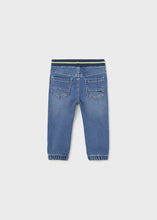 Load image into Gallery viewer, Mayoral Baby Denim Joggers with Elastic Waist: Size 6M to 24M
