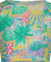 Load image into Gallery viewer, Roxy Girl Long Sleeved Rashguard Set in Palm Print
