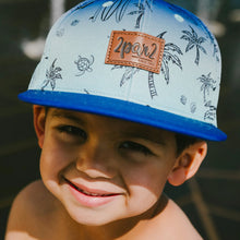 Load image into Gallery viewer, Deux Par Deux Boys Baseball Cap “Gradient Beach” Size 6/24M to 7/12 Years
