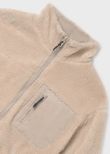 Load image into Gallery viewer, Mayoral Reversible Cropped Sherpa Jacket In Cream:  Size 8 to 18 Years
