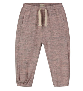 Ettie & H Super Soft Light Weight Jog Pants in Heathered Pink: Sizes 2 to 7 Years
