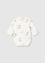 Load image into Gallery viewer, Mayoral Baby Long Sleeved Onesie Bunny and Bears Print: Size NB to 12M

