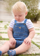 Load image into Gallery viewer, Mayoral Denim Baby Overalls: Sizes 2-4M to 18M
