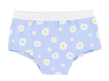 Load image into Gallery viewer, Nano Girls 2 Pack Boy Briefs Purple Check/Blue Daisy Print: Size 2/3 to 14/16
