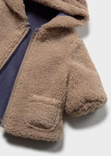 Load image into Gallery viewer, Mayoral Baby Hooded Reversible Sherpa Coat: Size 2/4M to 18M

