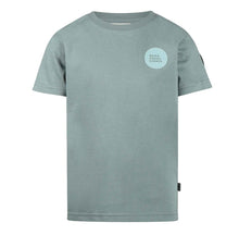 Load image into Gallery viewer, Short Sleeve Tee with Graphic on Back in Ocean Blue: Sizes 7 to 14 Years
