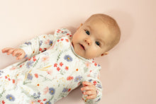 Load image into Gallery viewer, Coccoli Baby Girl Floral Footie Sleeper : Sizes 1M to 18M
