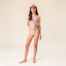 Load image into Gallery viewer, Nano Girl Tiny Floral Print 2 Piece Swimsuit: Size 4 to 14 Years
