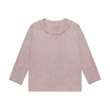 Load image into Gallery viewer, Fixoni Ribbed Modal Cotton Long Sleeve Top in Lavender: Size 3M to 12M
