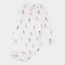 Load image into Gallery viewer, Petit Lem “Starlight Skaters” Organic Cotton/Modal 2 Piece Pajama Set: Size 2 to 6x
