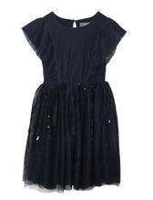 Load image into Gallery viewer, Chiffon and Sequin Party Dress in Black: Size 8 to 14 Years
