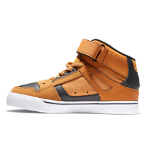 Load image into Gallery viewer, DC Pure High Top Elastic Lace Hightop in Wheat/Black: Size 1 to 7
