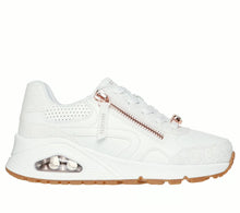 Load image into Gallery viewer, Skechers “Gem Style” Sneakers in White: Size 10 to 4
