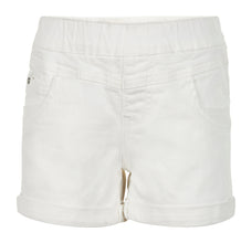 Load image into Gallery viewer, Creamie Brand Demin Shorts in White: Size 8 to 14
