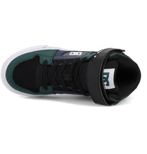 Load image into Gallery viewer, DC Pure High Top EV High Top Sneakers in Green/Navy/Black: Size 10 to 7
