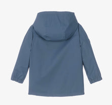Load image into Gallery viewer, Mayoral Hooded Raincoat with Fleece Lining in Dark Blue: Size 6 to 10
