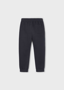 Mayoral Boys Jogger Pants in Textured Grey: Size 2 to 9