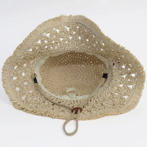 Calikids Girls Rafia Sun Hat