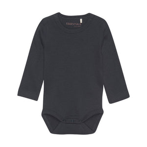 Fixoni Organic Cotton Long Sleeved Onesie in Navy: Size 0M to 18M