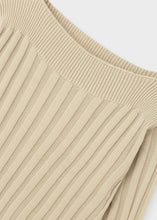 Load image into Gallery viewer, Mayoral Girls Ribbed Knit Long Sleeved Top in Cream: Sizes 8 to 18
