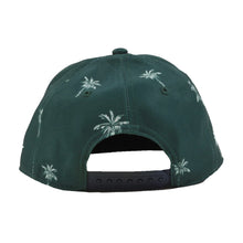 Load image into Gallery viewer, Nano Palm Tree Print on Green Baseball Cap : Sizes 12/24M to 8/12 Years
