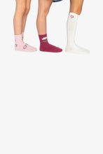 Load image into Gallery viewer, Deux Par Deux 3 Pack Socks: Size 3/4 to 10/12 Years
