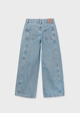 Load image into Gallery viewer, Mayoral Wide Leg Denim Jeans in Light Wash: Size 10 to 18 Years
