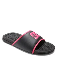 Load image into Gallery viewer, DC Girls Bolsa Slide in Black/Pink: Size 11 to 5
