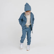 Load image into Gallery viewer, Mini Mioche Cozy Zip Hoodie in River: Size 1/2 to 13/14
