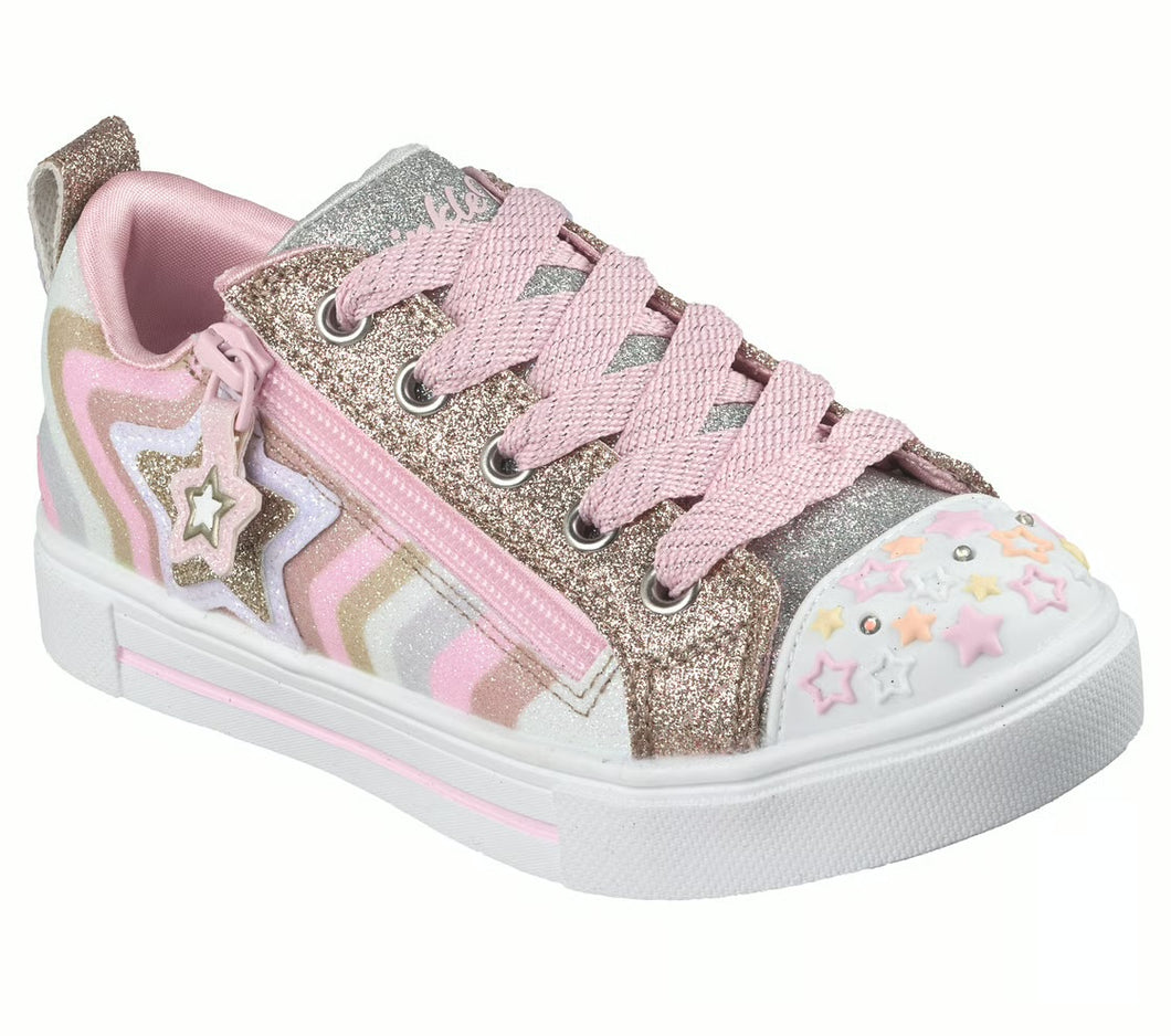 Skechers “Cosmic Burst” Twinkle Toes Sneakers: Size 10.5 to 2