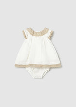 Load image into Gallery viewer, Mayoral Baby Girl Cotton Dress With Bloomers: Size 2-4M to 18M

