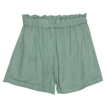 Load image into Gallery viewer, Creamie Brand Chambray Shorts in Sage Green: Size 8 to 14
