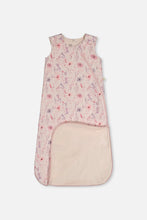 Load image into Gallery viewer, Deux Par Deux “Flower Garden” Print Sleep Sack: Size 0/6M to 18/36M
