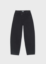 Load image into Gallery viewer, Mayoral Barrel 100% Cotton Denim in Black: Size 10 to 16 Years
