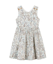 Load image into Gallery viewer, Vignette “Tilly” Dress in Blue Flower: Size 2 to 8 Years
