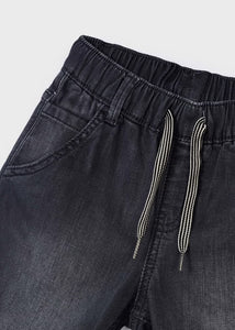 Mayoral Denim Shorts in Grey: Size 3 to 9 Years