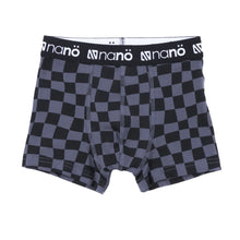Load image into Gallery viewer, Nano Boys Boxer Brief Race Car/Grey and Black Checks Print 2 Pack : Sizes 2/3 to 10/12
