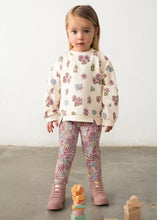 Load image into Gallery viewer, Mayoral Girls Floral Print Leggings: Sizes 2 to 4 Years
