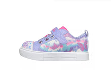 Load image into Gallery viewer, Skechers “Butterfly Sky” Twinkle Toes Sneakers: Size 11 to 1.5
