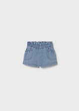 Load image into Gallery viewer, Mayoral Newborn Girls Blue Shorts: Sizes 2/4M to 18M
