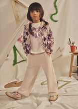 Load image into Gallery viewer, Mayoral Girls Jogger Wide Leg Pants in Cream: Size 2 to 9 Years

