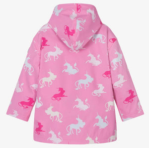 Hatley Mystical Unicorns Zip Up Splash Jacket: Size 2 to 12 Years