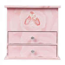 Load image into Gallery viewer, Mele and Co. “Casey” Medium Jewelry Box w/ 2 small drawers
